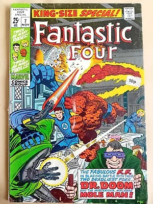 Buy Fantastic Four King Size #7 - VG- (3.5) Marvel, 1969 - Jack Kirby Art  • 5.99£