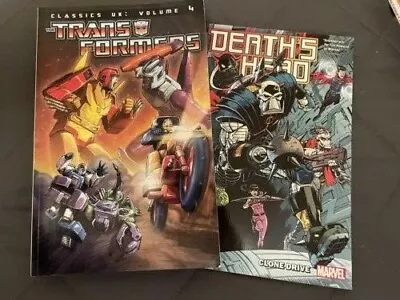 Buy IDW - Transformers Classics UK Omnibus Graphic Novel Vol 4 - Feat Death's Head • 30£