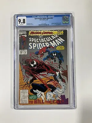 Buy Spectacular Spider-Man 201 CGC 9.8 White Pages 1993 Marvel Comics • 60.31£