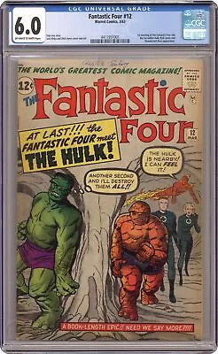 Buy Fantastic Four #12 CGC 6.0 1963 4411951001 • 1,866.71£