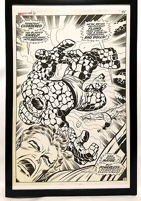 Buy Fantastic Four Annual #6 Pg. 32 By Jack Kirby 11x17 FRAMED Original Art Poster M • 47.35£