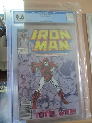 Buy Iron Man 225 CGC 9.6 Newsstand First Armor Wars Marvel Comics Key • 180.14£