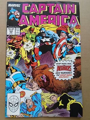Buy CAPTAIN AMERICA #352 1st Supreme Soviets Marvel Comics 1989 VF/NM • 4.95£