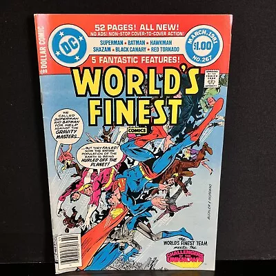 Buy World's Finest Comics 267 Captain Marvel Jr. Vs Black Adam 1981 VGC DC Comic • 10.45£