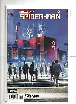 Buy WEB Of Spider-Man #1 NM Disney California Adventure Exclusive Variant Marvel MCU • 6.29£