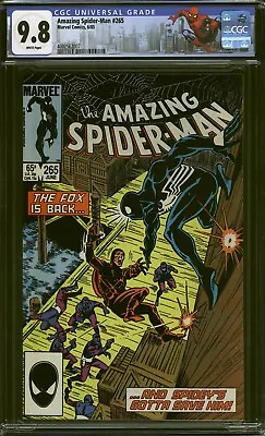 Buy Amazing Spider-man #265 CGC 9.8 NM/MT WP 1st Silver Sable! Custom Label! 1985 • 236.39£