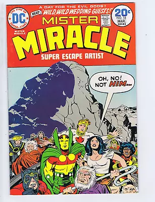 Buy Mister Miracle #18 DC Pub 1974 Mister Miracle And Big Barda ! • 20.79£
