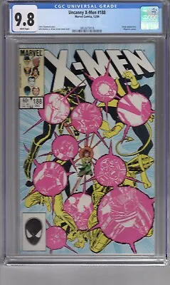 Buy Uncanny X Men #188 (1984) CGC 9.8 W/P 'App..FORGE.! Romita Cover ! • 70.34£