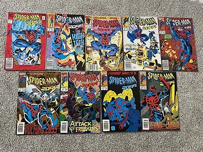 Buy Spider-Man 2099 Lot #1,2,3,4,5, 7,8,9,&10-Origin Marvel 1992 Comics Foil All NM • 117.80£