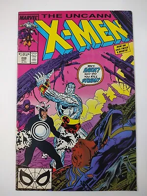 Buy The Uncanny X-Men #248 First Jim Lee Work On Title  Marvel Comics 1989 • 12.61£