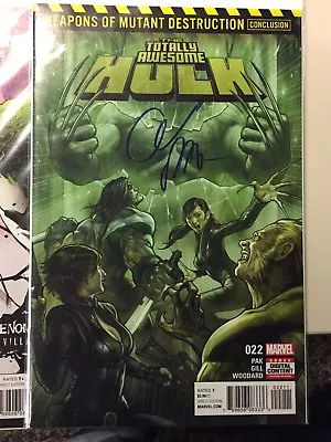 Buy Totally Awesome Hulk #22 Signed Greg Pak • 179.82£