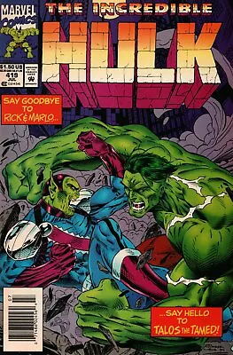 Buy The Incredible Hulk #419 Newsstand Cover (1968-1999) Marvel Comics • 15.85£