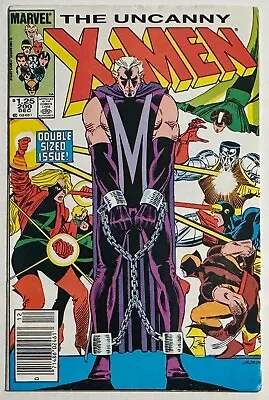 Buy Uncanny X-Men 200 Newsstand Variant - Trial Of Magneto - Marvel Comics 1985 VF- • 11.03£