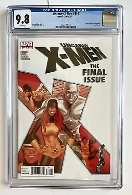 Buy Uncanny X-Men #544 CGC 9.8 White Pages Final Issue In Series Marvel Comics 2011 • 101.98£