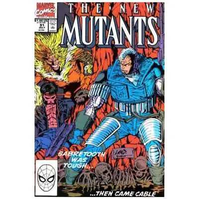Buy New Mutants (1983 Series) #91 In Near Mint Minus Condition. Marvel Comics [n| • 7.29£