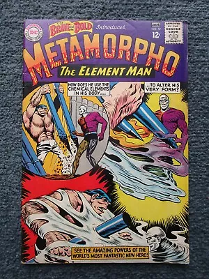 Buy 1964 Brave & The Bold 1st Appearance Metamorpho-Key Issue #57 Comic Book • 140.74£