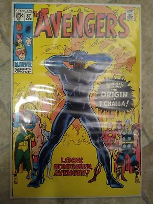 Buy Avengers #87 - First Origin Of Black Panther KEY Comic 🔑🔥 Unrestored! • 85£