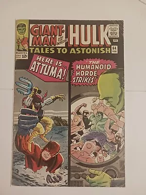 Buy Tales To Astonish #64 (1965 Marvel) 1st LEADER Cvr SHE-HULK DISNEY 2nd Full App • 38.38£