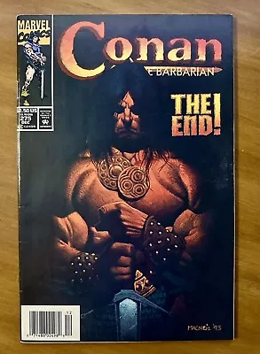 Buy CONAN THE BARBARIAN #275 LAST ISSUE 1993 MARVEL NEWSSTAND VF 68 Pages RARE • 46.65£