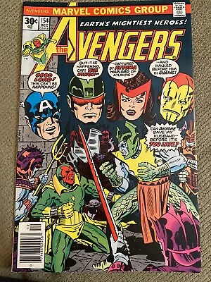 Buy The AVENGERS 154 (Marvel Dec. 1976) 1st App. Tyrak And Lord Arno F+ 🔑🔥 • 5.20£
