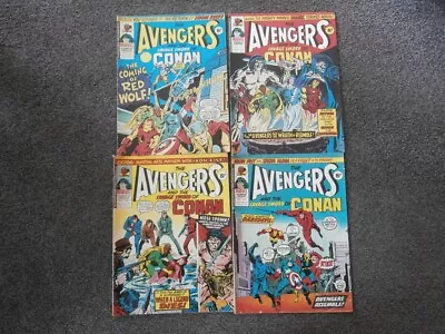Buy The Avengers. British Marvel Comics. Issue No,s  No. 124, 125, 126, & 128. • 2.80£