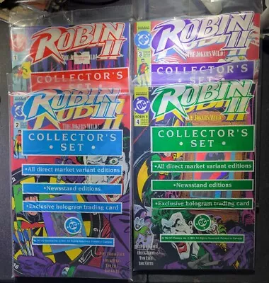 Buy 1991 Dc Robin Ii - The Joker's Wild Collector's Set 1 2 3 4 Complete - Sealed • 15.93£