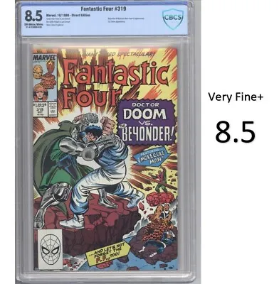 Buy Fantastic Four #319 - Key Comic & Origin Of Beyonder! CBCS 8.5 - Brand New Slab! • 41.89£
