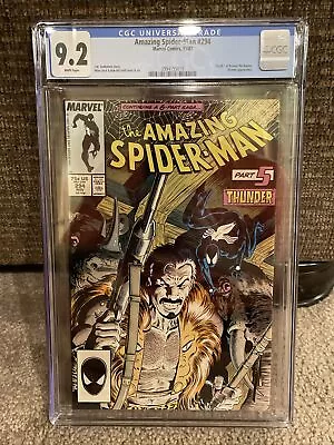 Buy Amazing Spider-man 294 Cgc 9.2 Key Death Of Kraven Coming To The Mcu!! • 55.33£