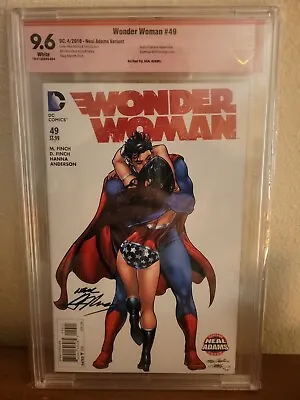 Buy Wonder Woman 49 Neal Adams - Signed Neal Adams, CBCS 9.6 • 104.08£