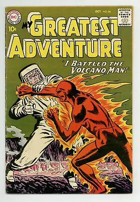 Buy My Greatest Adventure #36 5.0 Bob Brown Art Volcano Man Ow Pages 1959 • 32.14£