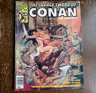 Buy The Savage Sword Of Conan Vol 1 #49 Newstand Magazine Style  VG US Price • 4.50£
