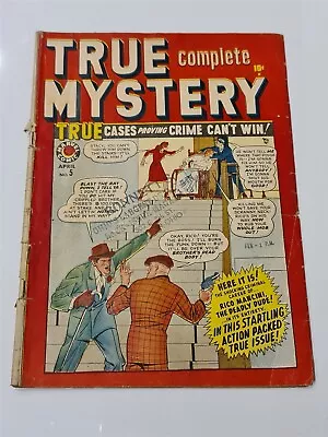 Buy True Complete Mystery #5 G+ (2.5) April 1949 Marvel Comics ** • 34.99£