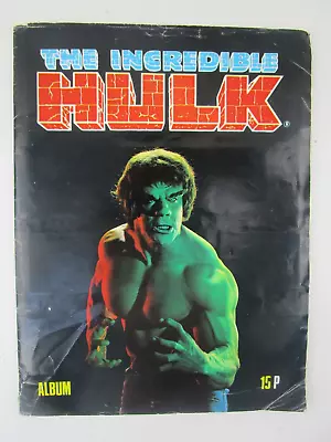 Buy The Incredible Hulk Sticker Album COMPLETE All 180 Unstuck Cards Marvel 1979 • 49.95£