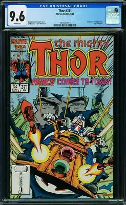 Buy Thor 371 Cgc 9.6 White Pages 1st Peacemaker  A0 • 63.19£