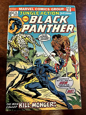 Buy Jungle Action Black Panther #6 7.0 F/VF 1st Solo Comic Broze Age Marvel • 101.71£