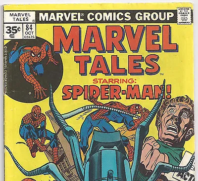 Buy MARVEL TALES #84 Amazing Spider-Man #105 Reprint Rare 35 Cent Price Variant VG • 126.49£