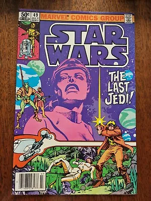 Buy Star Wars #49 - Marvel Comics 1977 Series (1981) Newstand The Last Jedi • 20£