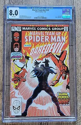 Buy Spider-man And Dare Devil(1982) #123 Comic Book CGC Graded • 48.22£
