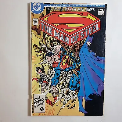 Buy Man Of Steel Comic Issue 3 Superman DC Comics Book 1986 • 5.49£