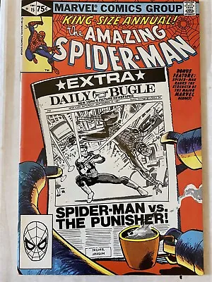Buy AMAZING SPIDER-MAN ANNUAL #15 The Punisher Frank Miller Marvel 1981 VF- • 11.95£
