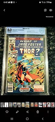 Buy What If /10 1978 CB 8 Marvel Avenger Jane Foster Thor Love And Thunder MCU Comic • 118.59£