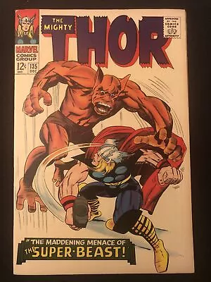 Buy Thor 135 8.0 8.5 Mylite 2 Double Boarded Marvel 1966 Hammer Called Mjolnir Ln • 79.43£