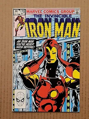 Buy Iron Man #170 1st James Rhodes As Iron Man Marvel 1983 VF/NM • 24.12£