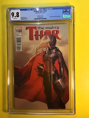 Buy The Mighty Thor #705 Lee Variant Death Of Jane Foster CGC 9.8 Marvel 2018 • 159.90£
