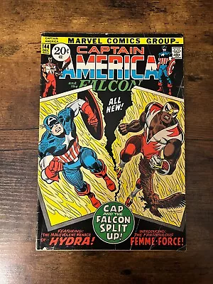 Buy Captain America #144 Marvel Comics (Dec, 1971) 3.5 VG- New Falcon Costume • 7.90£