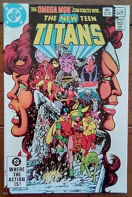 Buy The New Teen Titans 24, Dc Comics, October 1982, Vf- • 4.99£