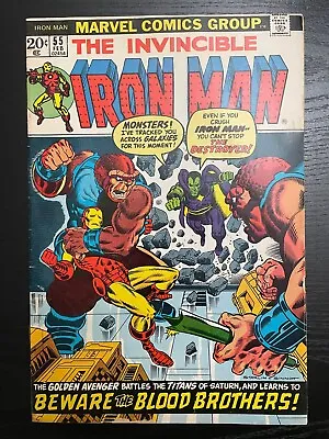 Buy Iron Man #55 - 1973 - Marvel - MCU - 1st Thanos - 🔥Hot Key Issue🔑  • 474.36£