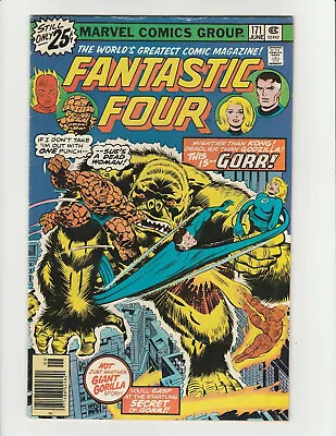 Buy Fantastic Four #171 (1st App. Gorr Golden Gorilla)1976 Marvel Comic 5.5 FINE– • 9.08£