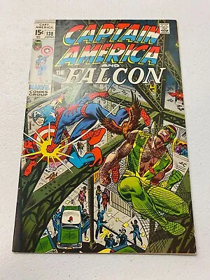 Buy Captain America #138 1971 Redwing Stone Face Spider-man Stan Lee Romita Comic Mj • 55.33£