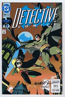 Buy Detective Comics #648 VF/NM 1st Full Spoiler Signed W/COA Matt Wagner 1992 DC • 75.29£